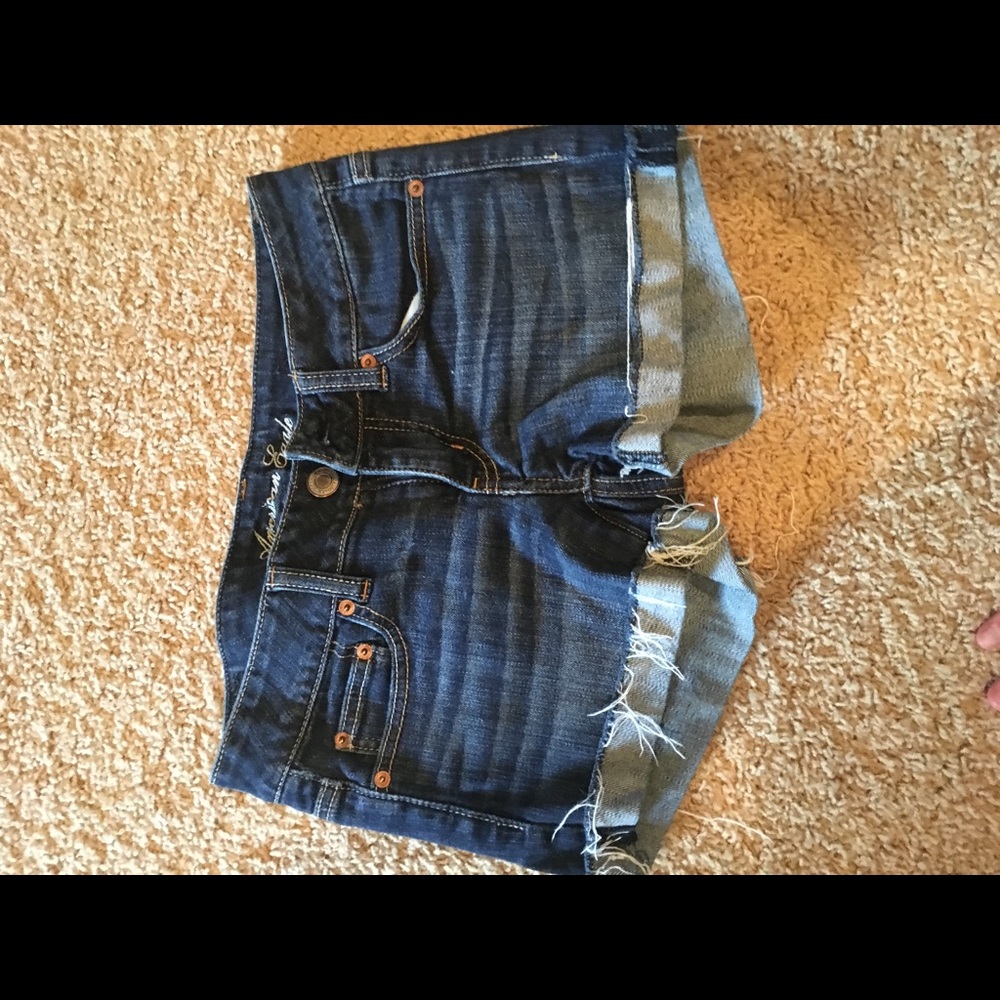 American Eagle Distressed Jean Shorts